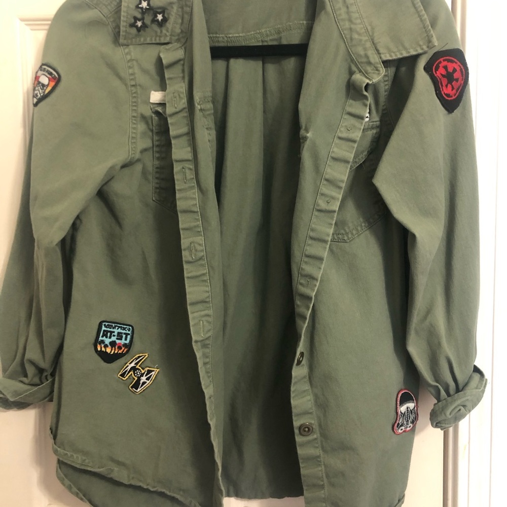Army green jacket